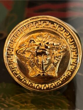 Versace Medusa Ring- Men’s